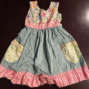Cheeky Plum sleeveless dress 5t EUC